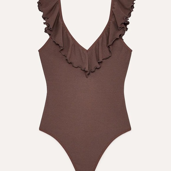 Wilfred Danette Bodysuit Brown - Picture 3 of 6